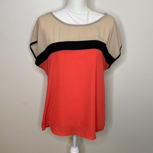 Sweet Rain Sheer Short Sleeve Blouse